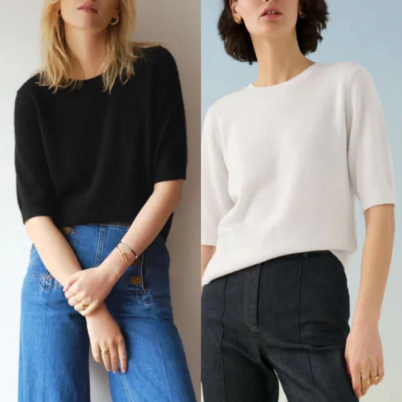 Year-End Deals W+W Cashmere Elbow Crew